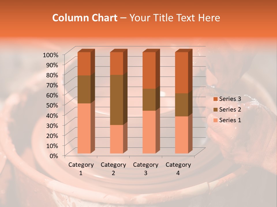 Horizontal Ceramic Retail PowerPoint Template