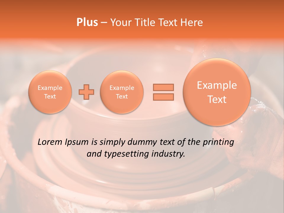 Horizontal Ceramic Retail PowerPoint Template