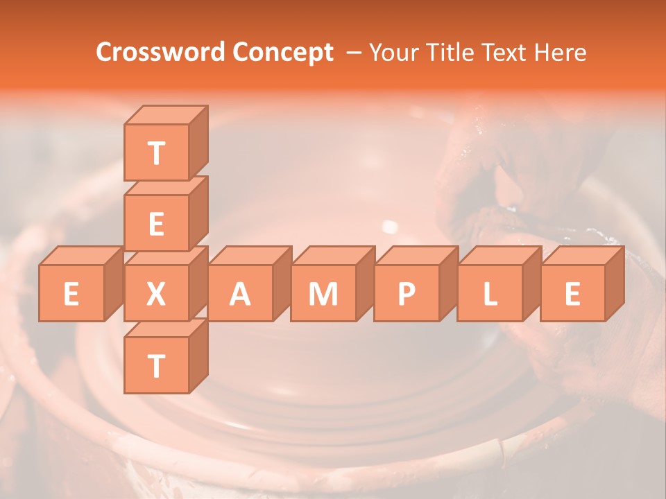 Horizontal Ceramic Retail PowerPoint Template