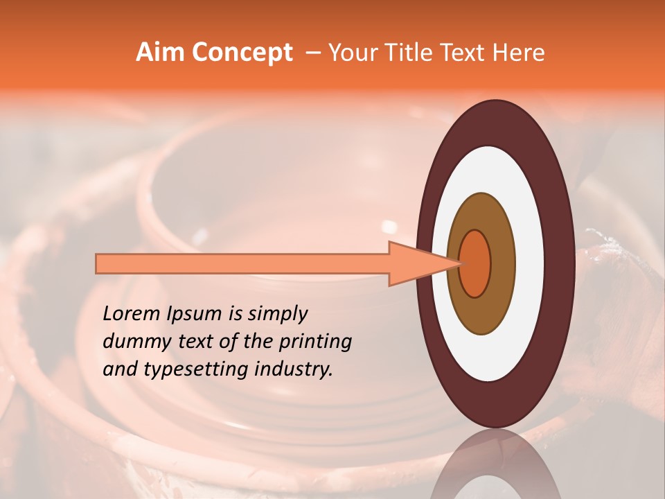 Horizontal Ceramic Retail PowerPoint Template