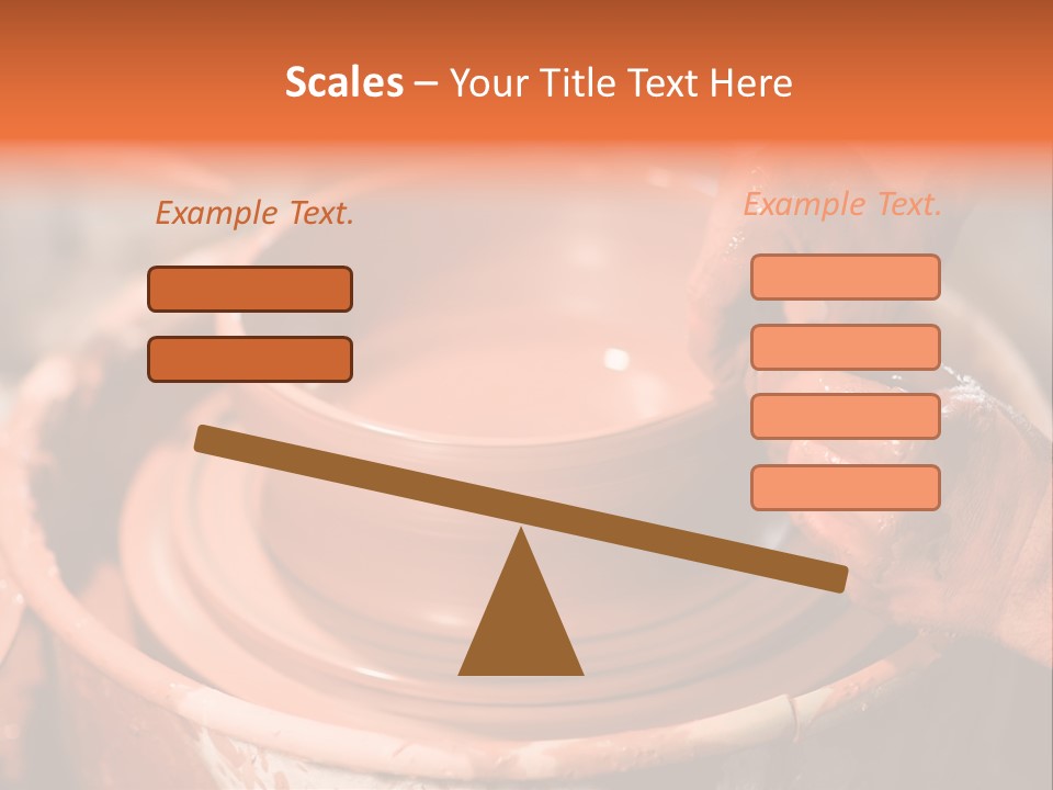Horizontal Ceramic Retail PowerPoint Template