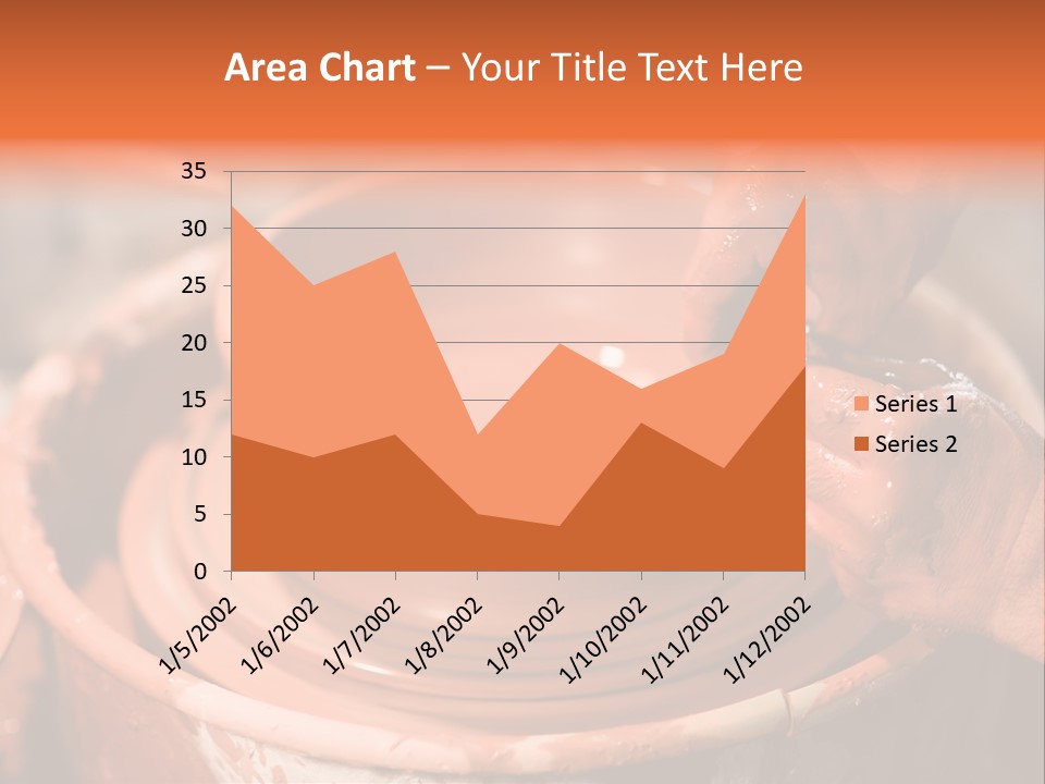 Horizontal Ceramic Retail PowerPoint Template