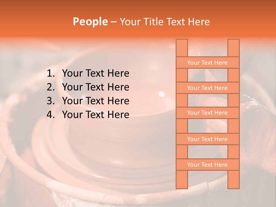 Horizontal Ceramic Retail PowerPoint Template