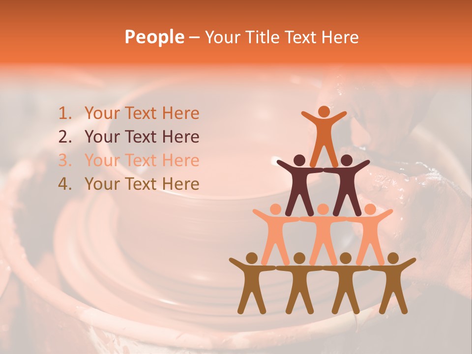 Horizontal Ceramic Retail PowerPoint Template