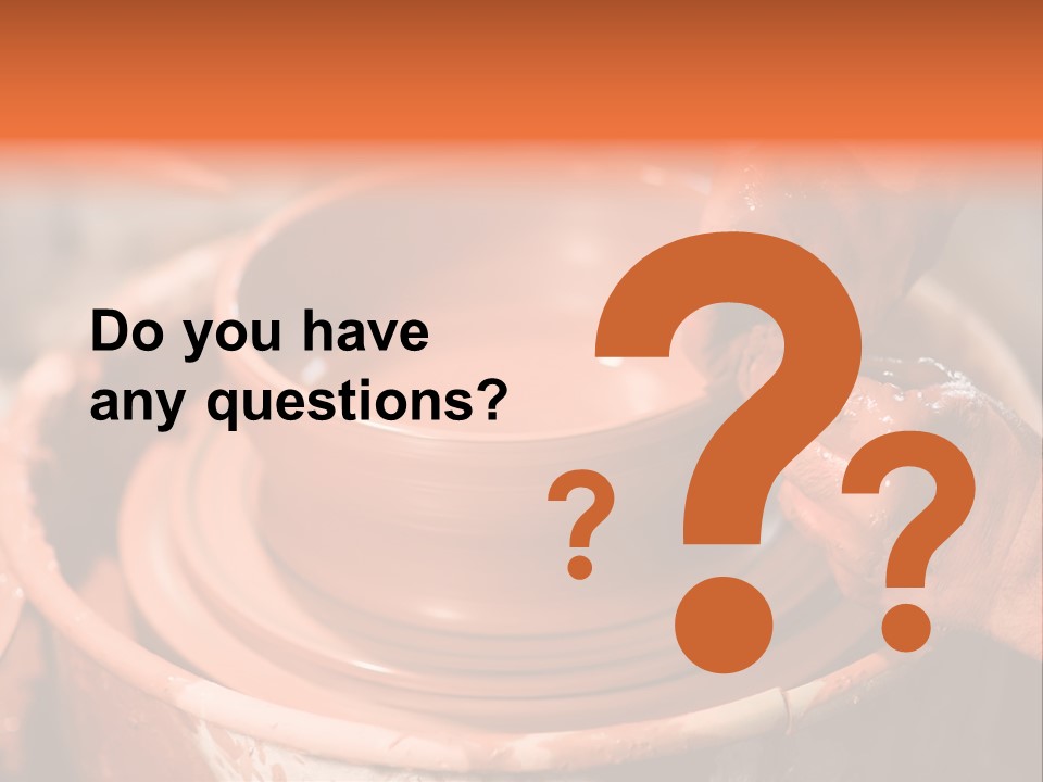 Horizontal Ceramic Retail PowerPoint Template