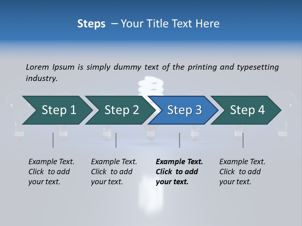 Lightbulb Idea Invention PowerPoint Template