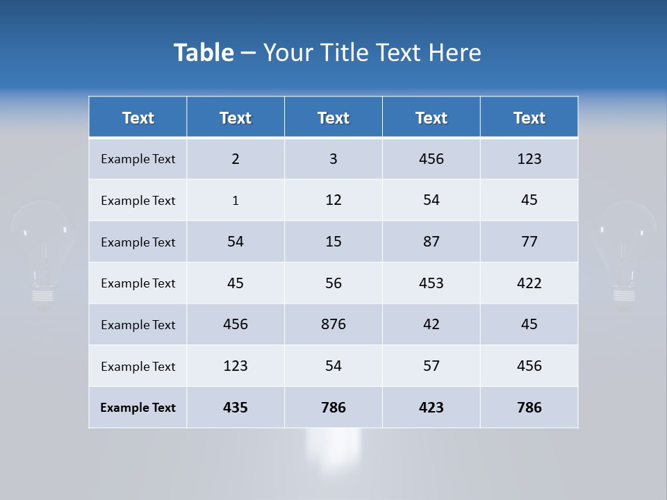 Lightbulb Idea Invention PowerPoint Template