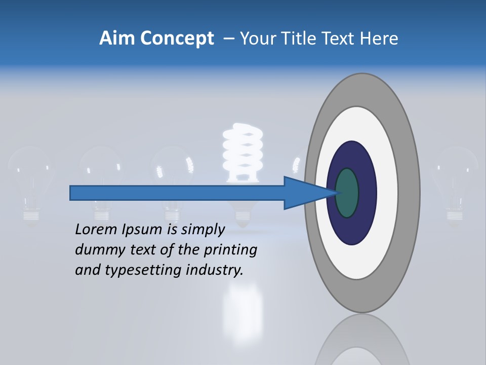 Lightbulb Idea Invention PowerPoint Template
