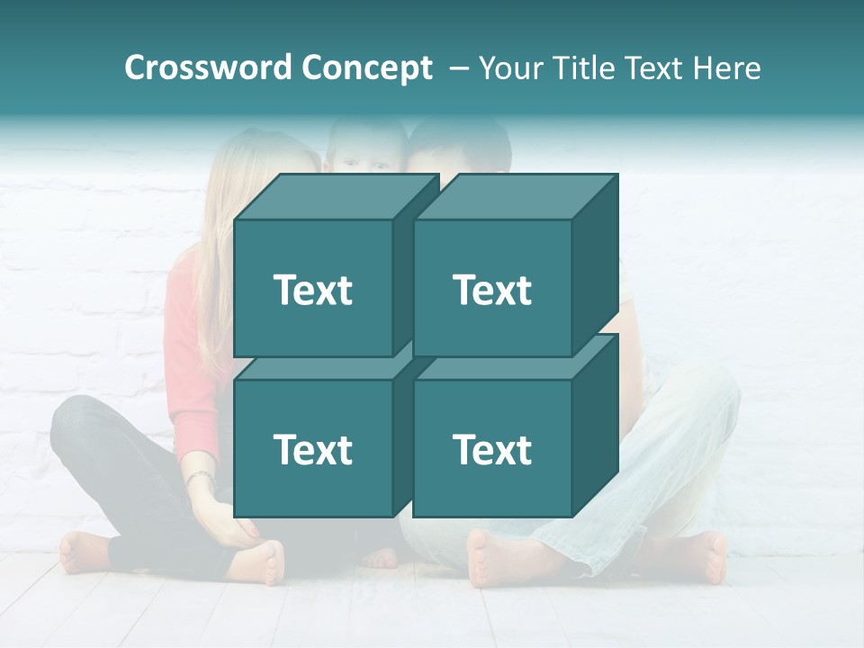 Man Husband Blond PowerPoint Template