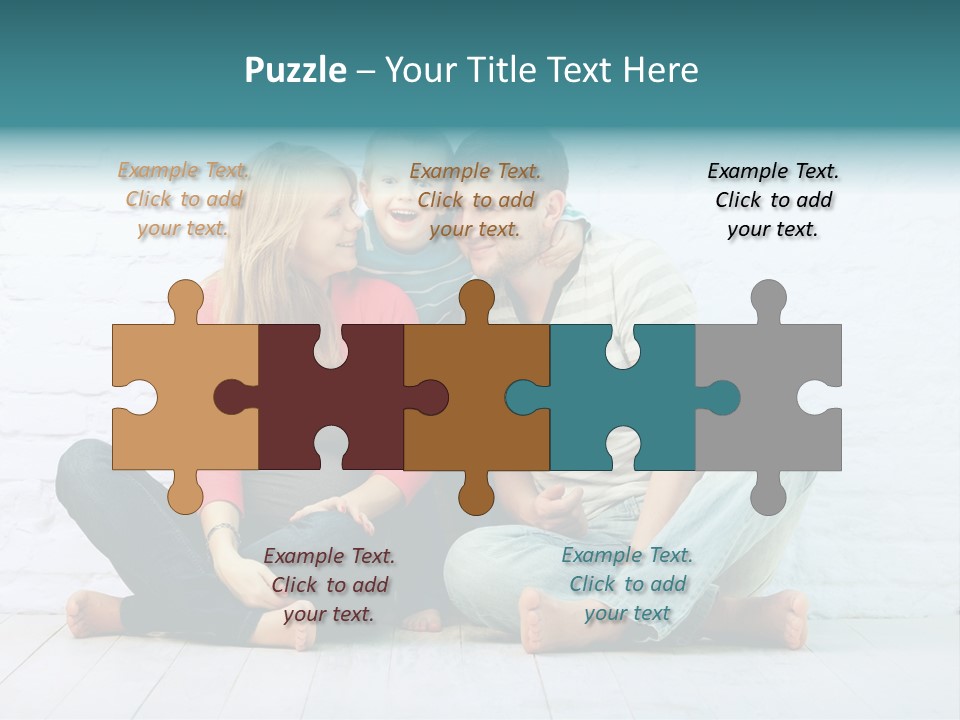 Man Husband Blond PowerPoint Template