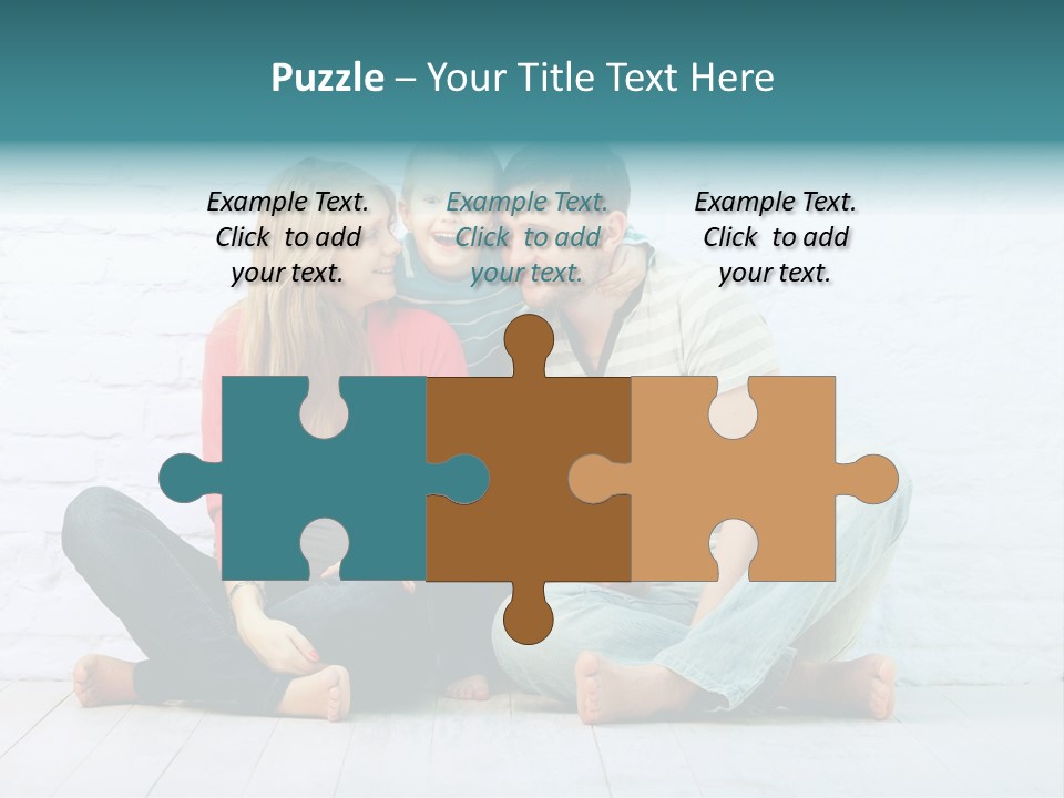 Man Husband Blond PowerPoint Template