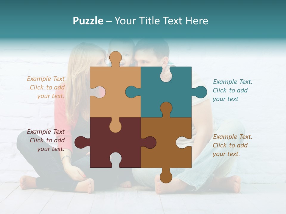 Man Husband Blond PowerPoint Template