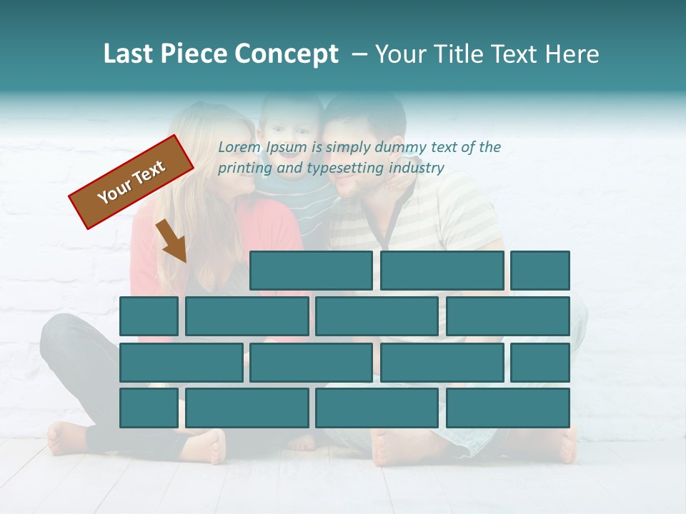 Man Husband Blond PowerPoint Template