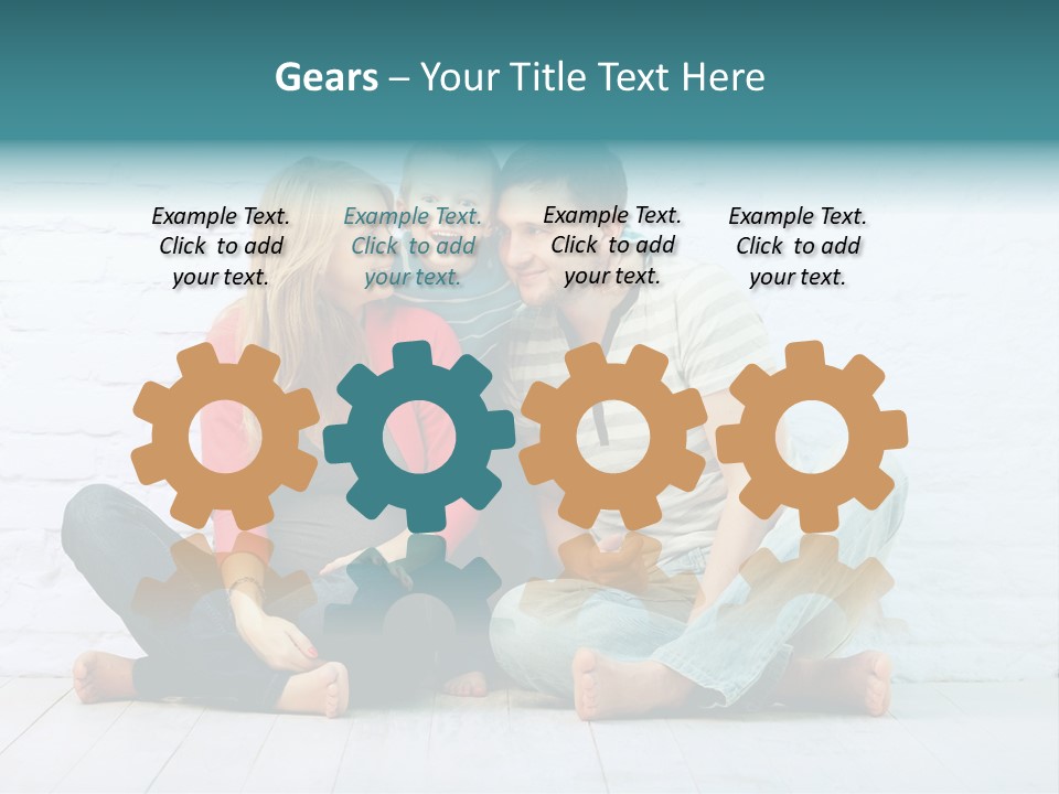 Man Husband Blond PowerPoint Template