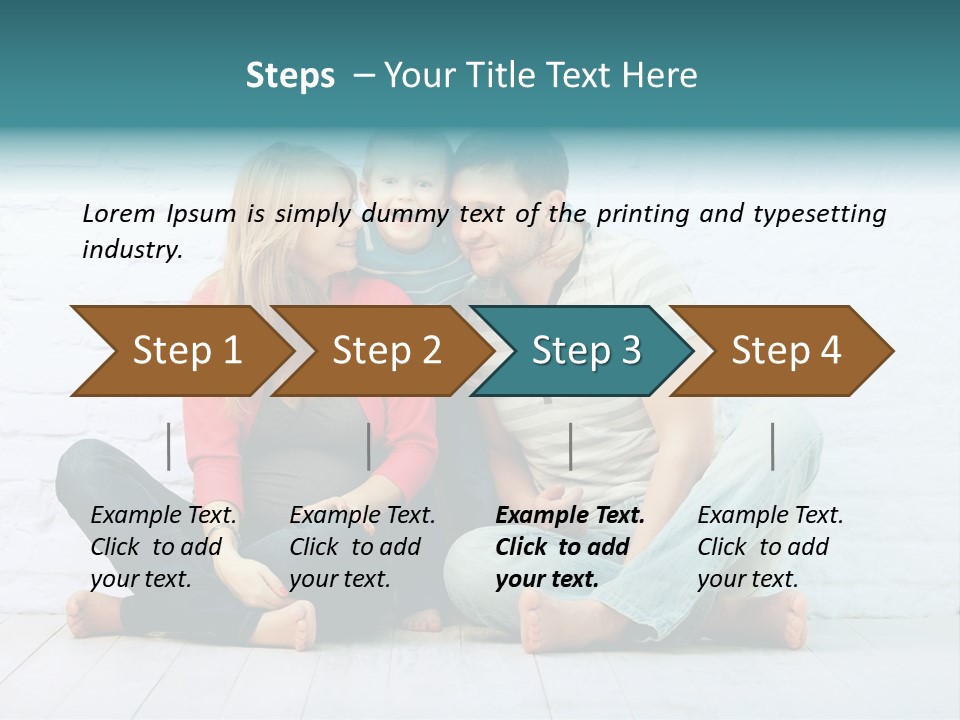 Man Husband Blond PowerPoint Template