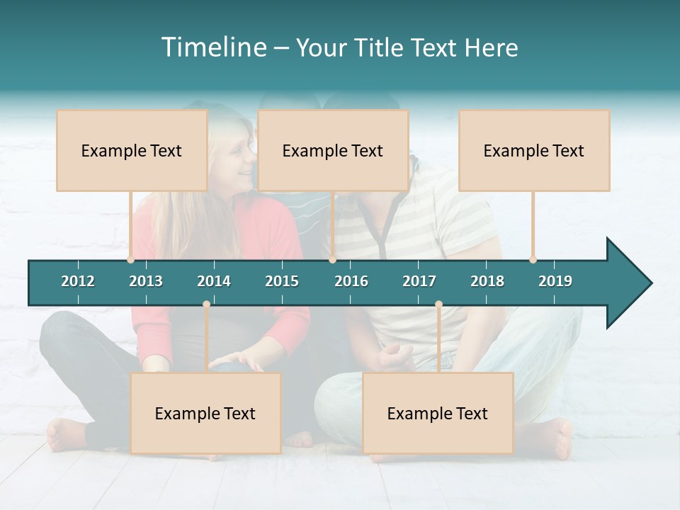 Man Husband Blond PowerPoint Template