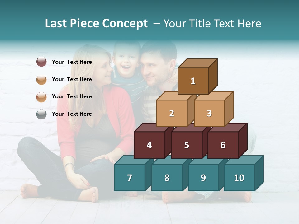 Man Husband Blond PowerPoint Template