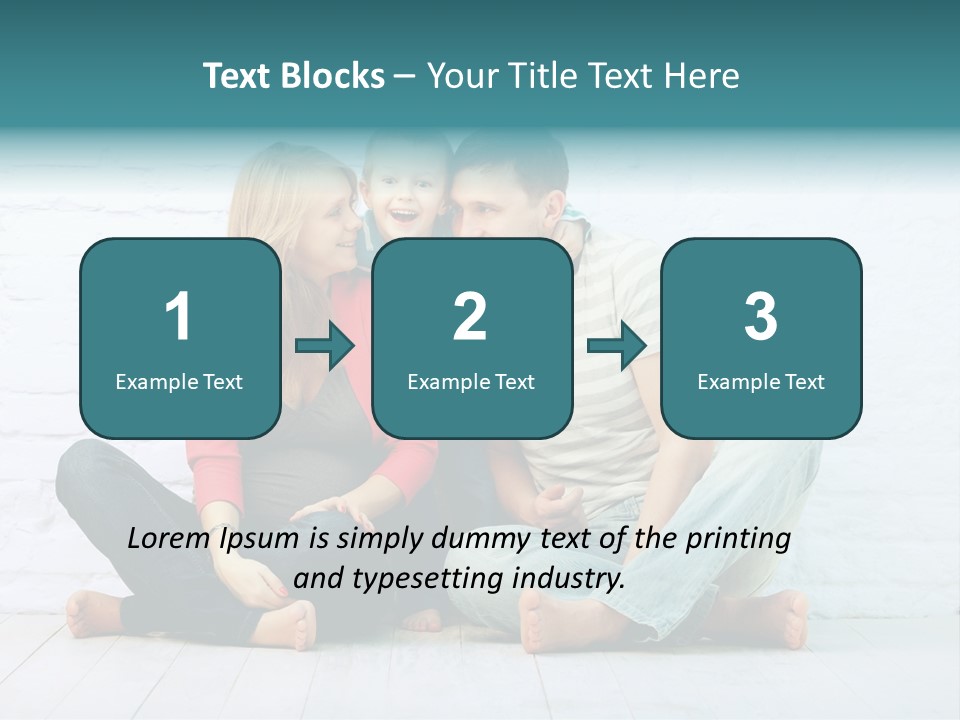 Man Husband Blond PowerPoint Template