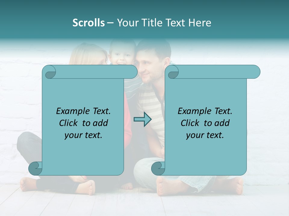 Man Husband Blond PowerPoint Template