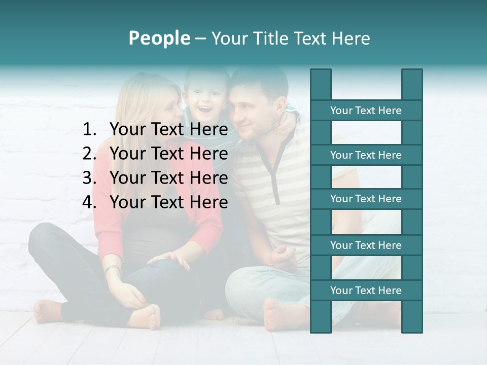 Man Husband Blond PowerPoint Template