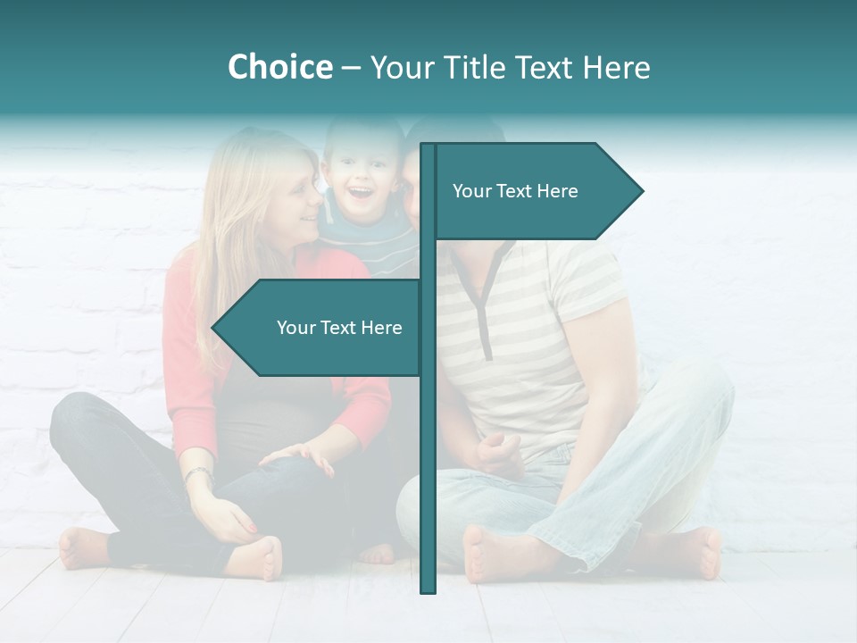 Man Husband Blond PowerPoint Template