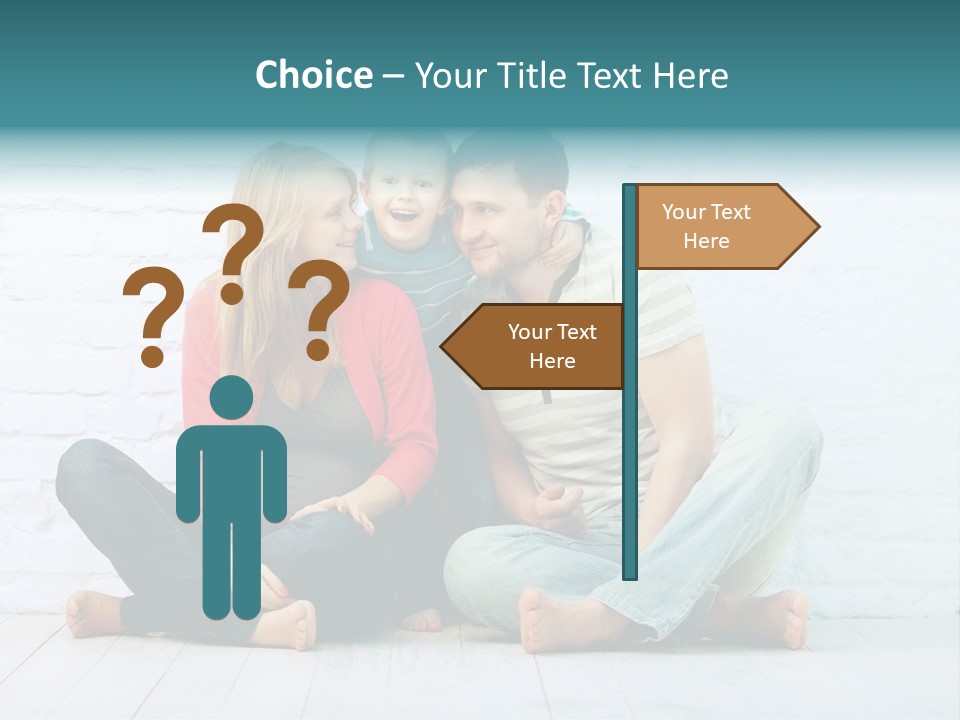 Man Husband Blond PowerPoint Template