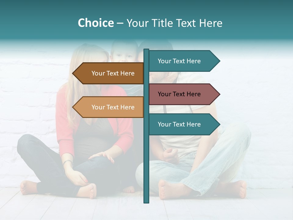 Man Husband Blond PowerPoint Template