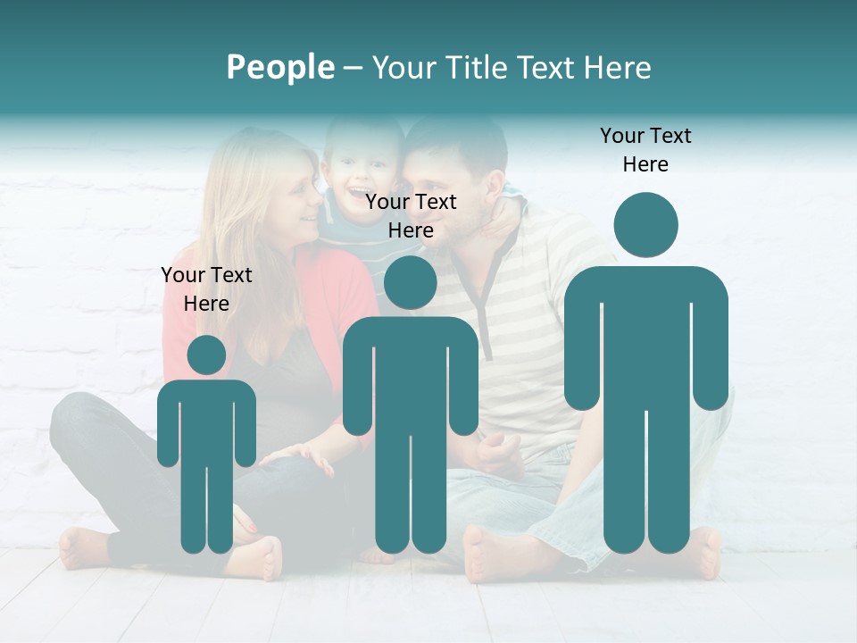 Man Husband Blond PowerPoint Template