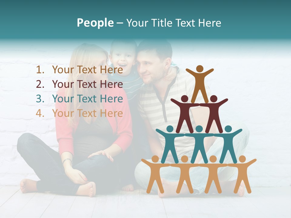 Man Husband Blond PowerPoint Template