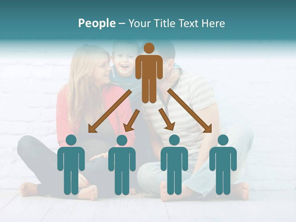 Man Husband Blond PowerPoint Template