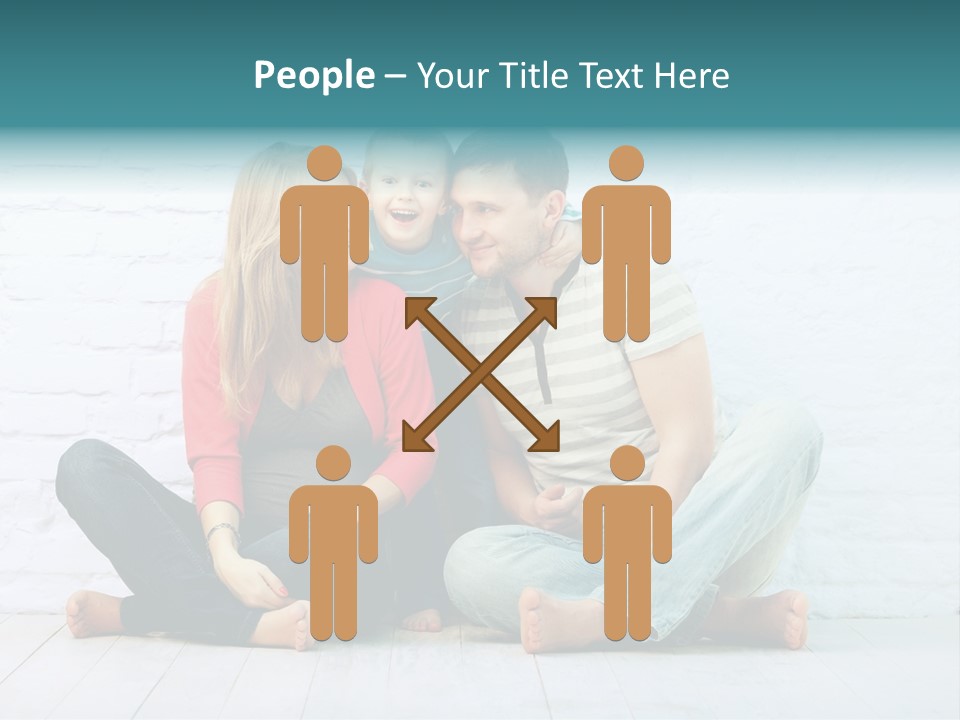 Man Husband Blond PowerPoint Template