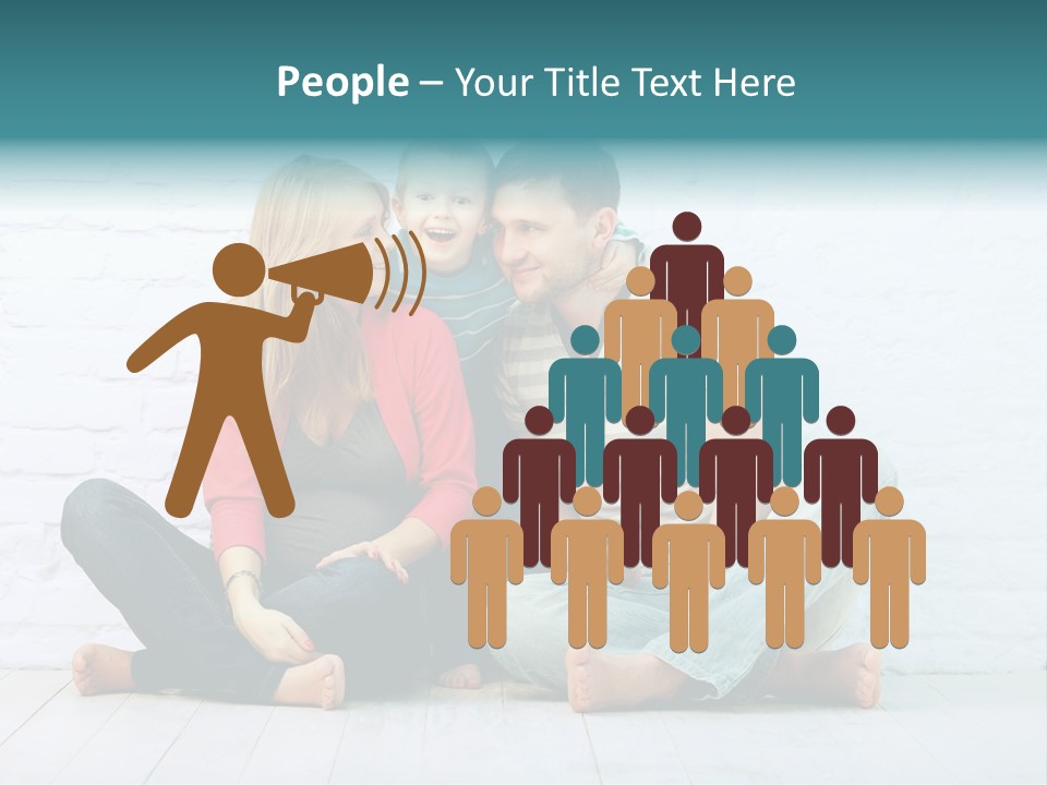 Man Husband Blond PowerPoint Template