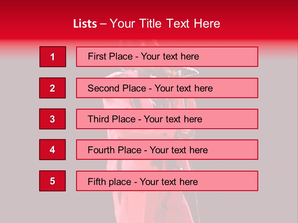 Singer Italian Music PowerPoint Template