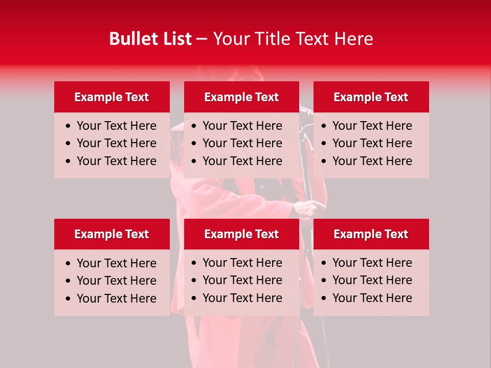 Singer Italian Music PowerPoint Template