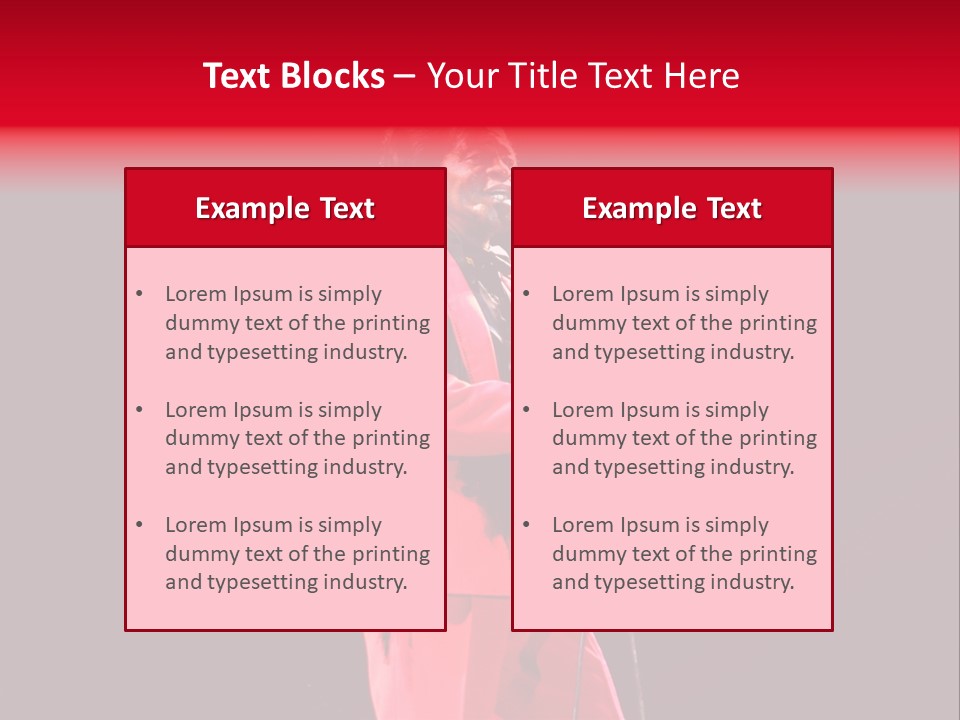 Singer Italian Music PowerPoint Template