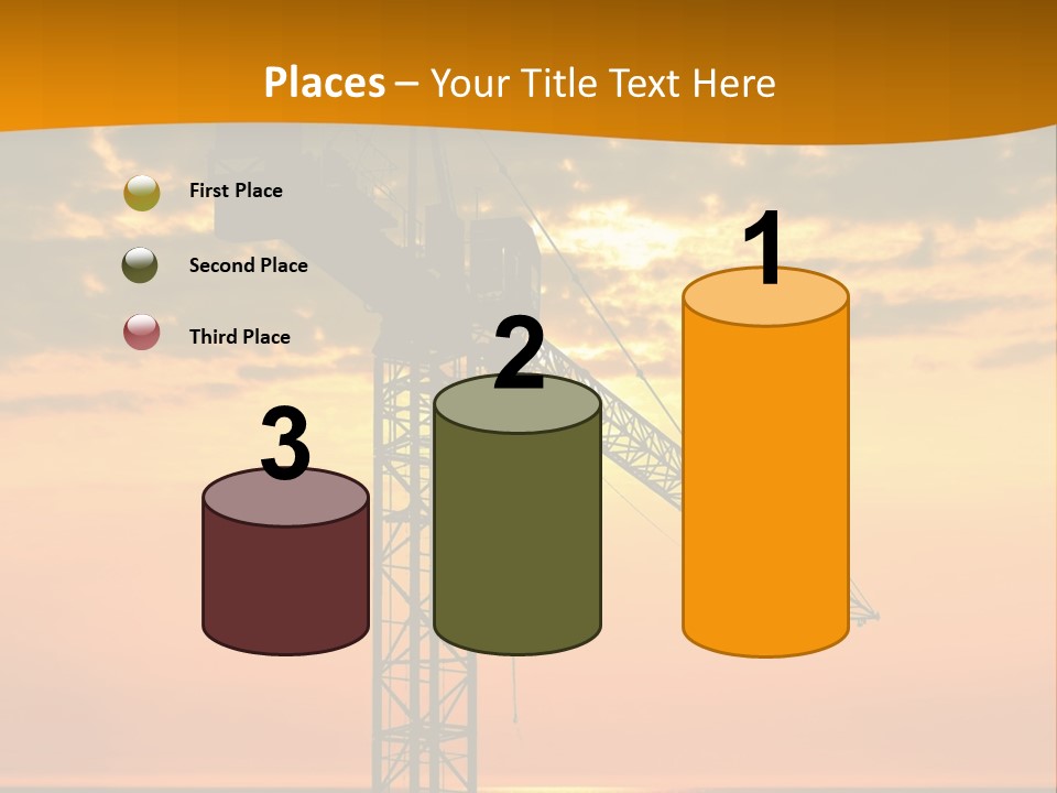 Crane Equipment Work PowerPoint Template