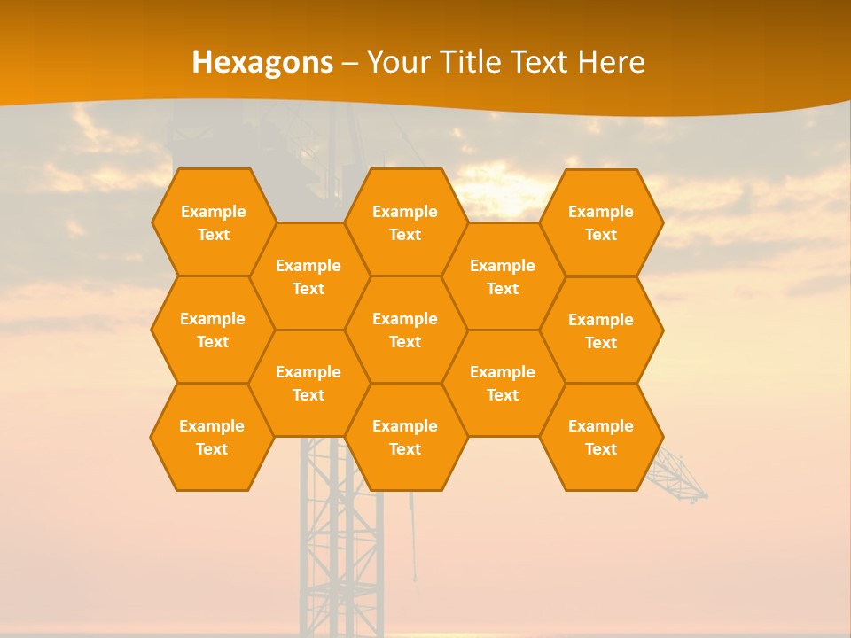 Crane Equipment Work PowerPoint Template