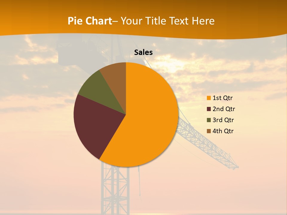 Crane Equipment Work PowerPoint Template