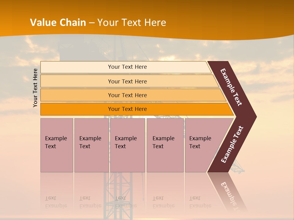 Crane Equipment Work PowerPoint Template