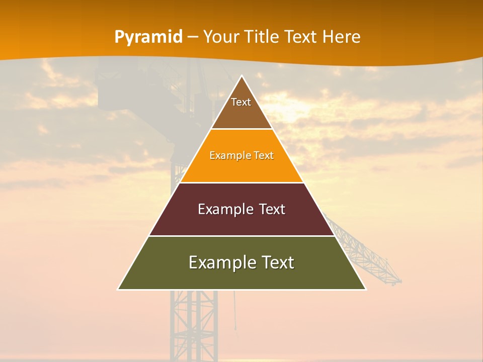 Crane Equipment Work PowerPoint Template