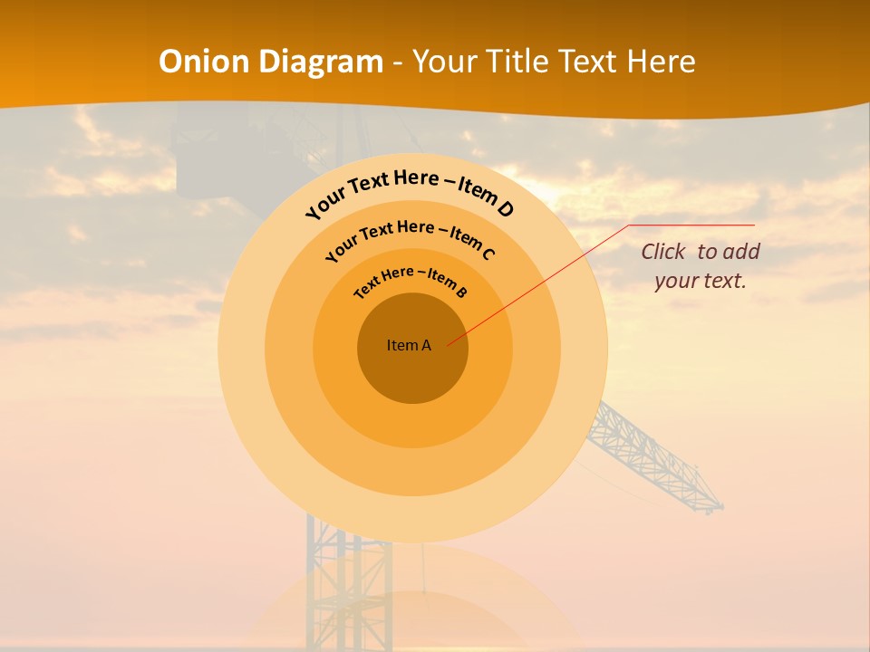 Crane Equipment Work PowerPoint Template