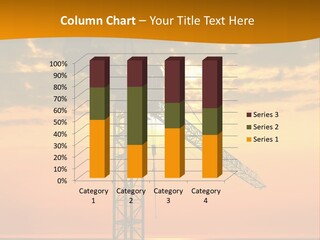 Crane Equipment Work PowerPoint Template