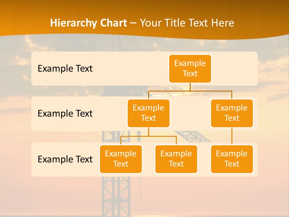 Crane Equipment Work PowerPoint Template