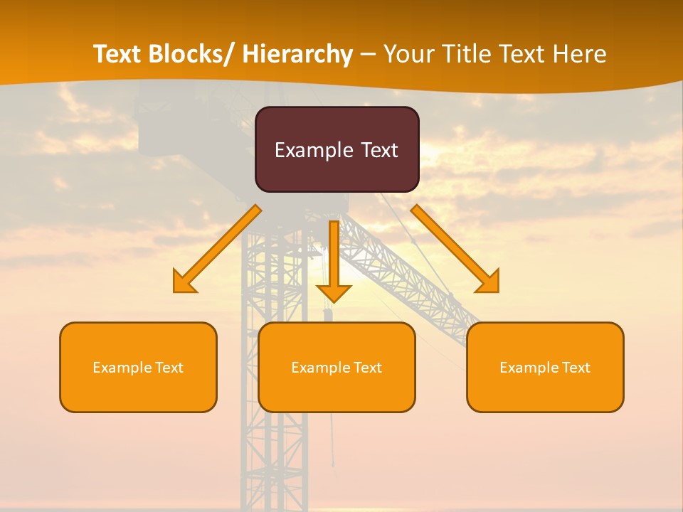 Crane Equipment Work PowerPoint Template