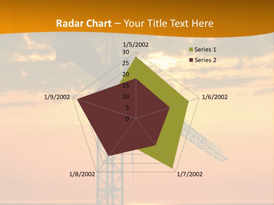 Crane Equipment Work PowerPoint Template