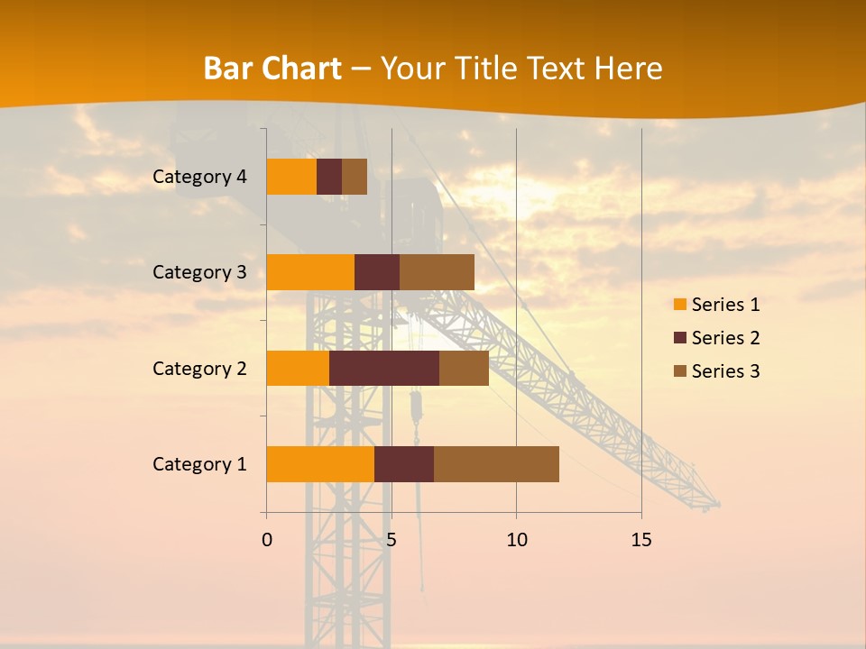 Crane Equipment Work PowerPoint Template