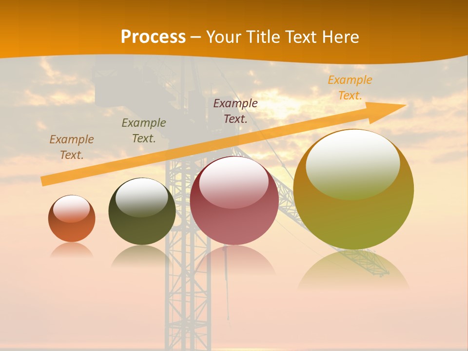 Crane Equipment Work PowerPoint Template