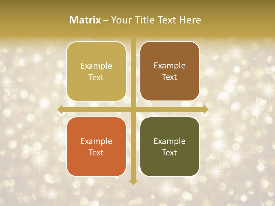 Winter Sepia Gleam PowerPoint Template