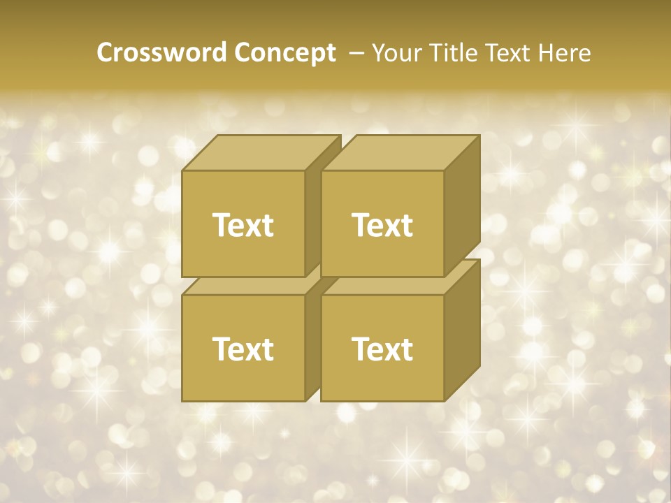 Winter Sepia Gleam PowerPoint Template