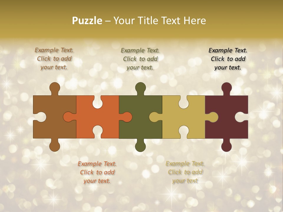 Winter Sepia Gleam PowerPoint Template